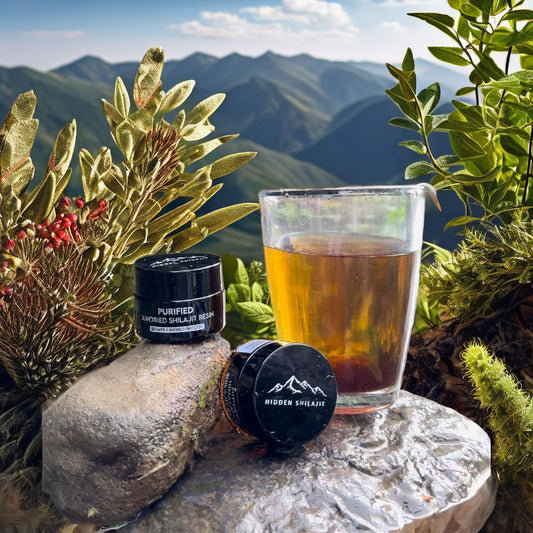 Himalayan Shilajit Resin Oral Liquid Dosage - GMP Certified FDA Registered